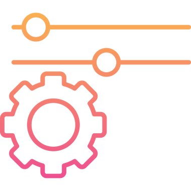 Teçhizat Web simgesi basit illüstrasyon