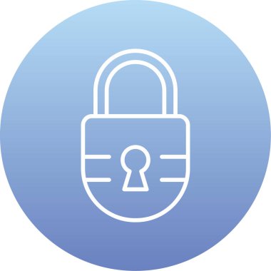 Web vektör simgesini kilitle