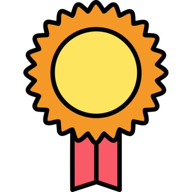 Madalya ödülü. Web simgesi