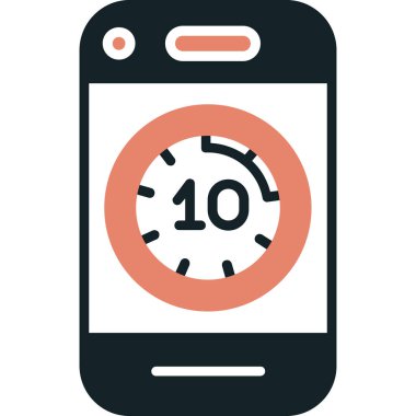 saat simgesi ile mobil saat