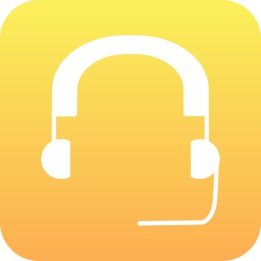 Kulaklık simgeli kulaklıklar