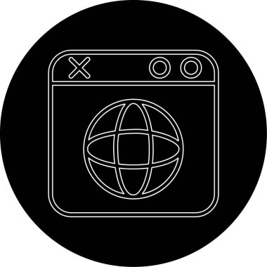 seo modern simgesinin vektör illüstrasyonu