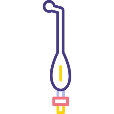 Fiş. Web simgesi basit illüstrasyon