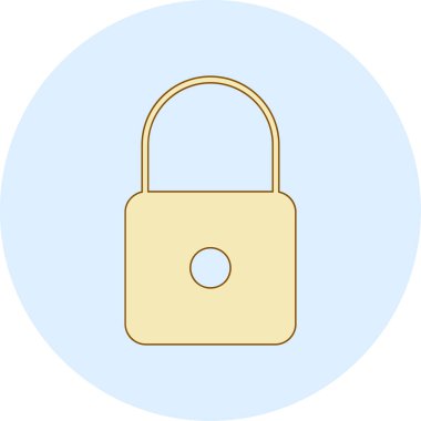 Kilit simgesi. Web için vektör simgelerini aç