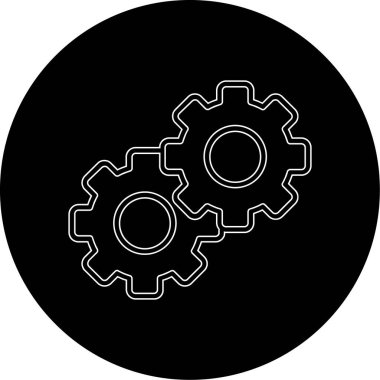 dişlilerin vektör illüstrasyonu