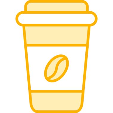 Bardak. Web simgesi basit illüstrasyon