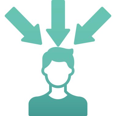 cyborg dişli vektör simgesi. biçim düz sembol simgesi, yumuşak mavi renk, yuvarlak açılar, beyaz arkaplan