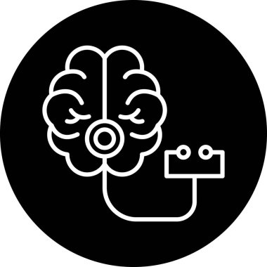 Nörogenez web simgesi basit vektör illüstrasyonuName