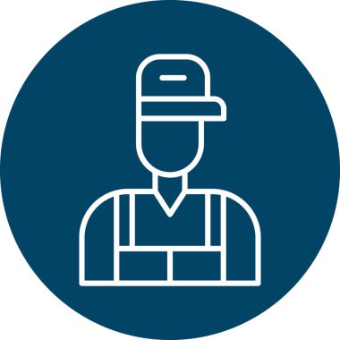 İnsan simgesinin vektör illüstrasyonu