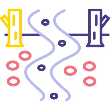 Ağ web simge vektör çizim