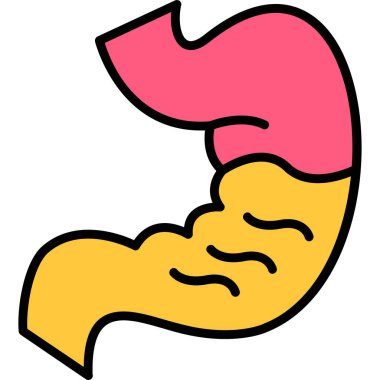 Bebek maması simgesi renk ana hatları vektörü