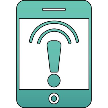 Soru işareti olan cep telefonu