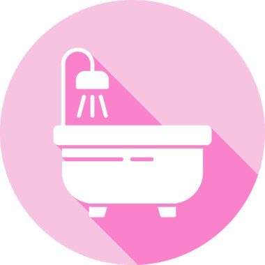 bebek banyosu web simgesi basit vektör
