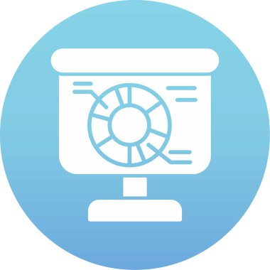 Seo simgesinin vektör illüstrasyonu