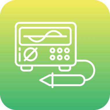 vektör lcd simgesi illüstrasyonu