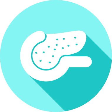 İnsan organ simgesinin vektör illüstrasyonu