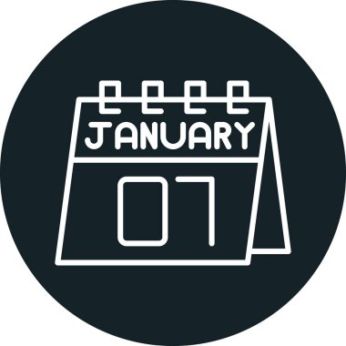 Takvim simgesi tasarımı, vektör illüstrasyonu