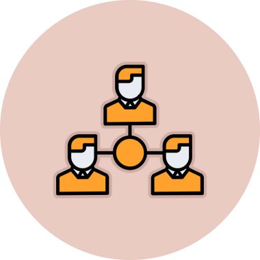 İnsan simgesinin vektör illüstrasyonu