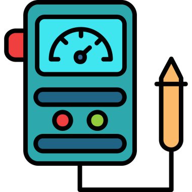 Pil. Web simgesi basit illüstrasyon