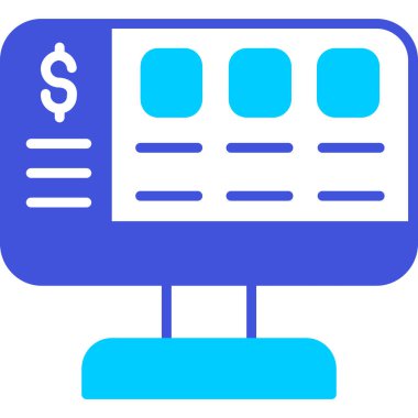 ticari finans para simgesi - özet biçimi