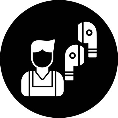 Bir kadın ve erkeğin vektör çizimi