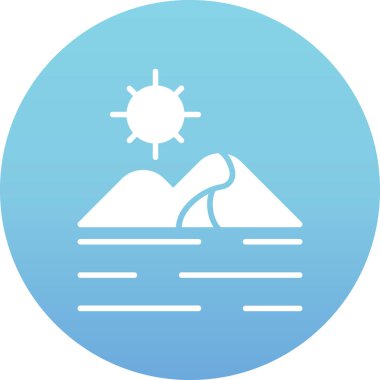 Modern simgenin vektör illüstrasyonu