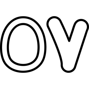 Kalp ikonu vektör illüstrasyonu