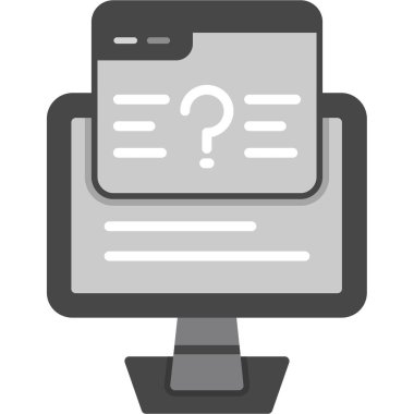 çevrimiçi alışveriş web simgesi basit vektör illüstrasyonu