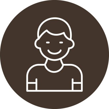 Evlat. Web simgesi basit illüstrasyon