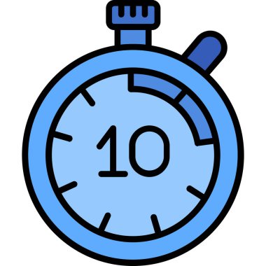 Alarm saat vektör simgesi