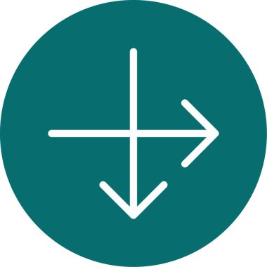 ok simgesinin vektör illüstrasyonu