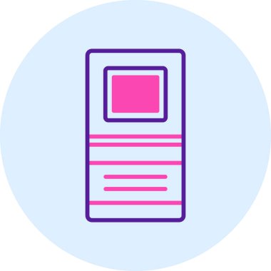 Modern eğitim ikonunun vektör illüstrasyonu