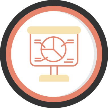 pusula düz vektör simgesi