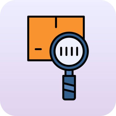 Büyüteç simgesi beyaz arkaplanda izole edilmiş. vektör illüstrasyonu.