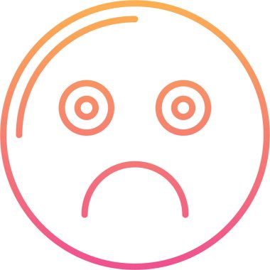 emoji. Web simgesi basit illüstrasyon