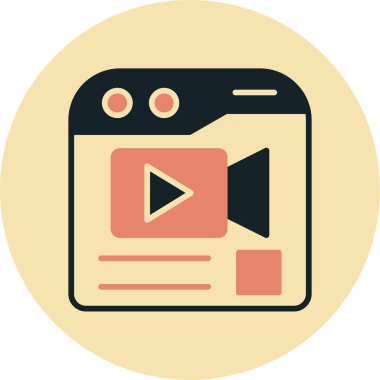 çevrimiçi pazarlama simgesi vektör illüstrasyonu