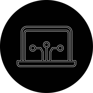 vektör bilgisayar simgesi, vektör illüstrasyonu