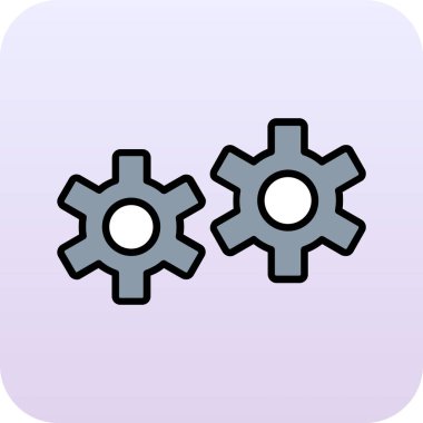 Soyut arkaplanda vites simgesi izole edildi