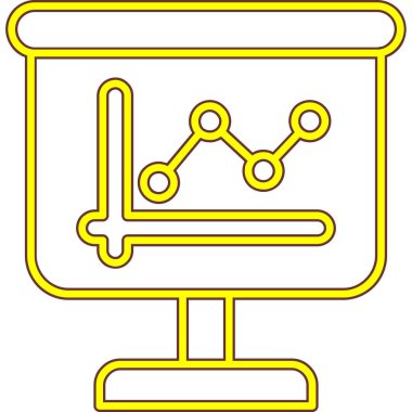 analitik iş grafik simgesi
