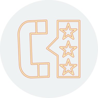 Modern simgenin vektör illüstrasyonu