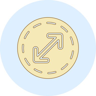 Sikke Simgesi vektör illüstrasyonu