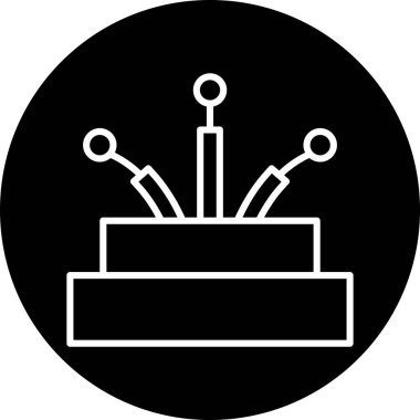 Doğum günü pastası vektör simgesi