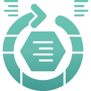 Basit vektör illüstrasyon seosu