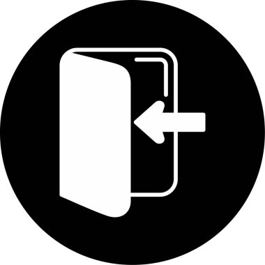 Günlük Kaydı Web simgesi, vektör illüstrasyonu