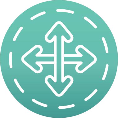 ok simgesi vektör illüstrasyonu