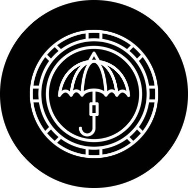 Modern b 'nin vektör illüstrasyonunda ayın altında simge eksikliği