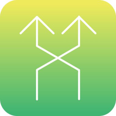 eşsiz bayrak vektör çizgisi simgesi