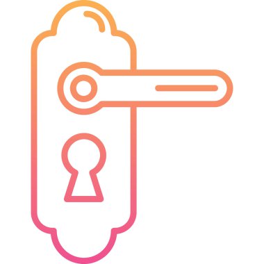 anahtar simgesi. vektör illüstrasyonu