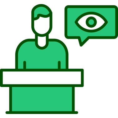 konferans toplantı simgesi