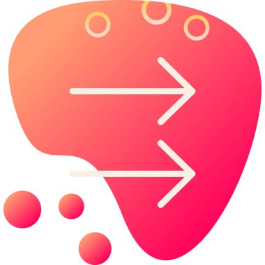 Beyin simgesi, vektör illüstrasyonu